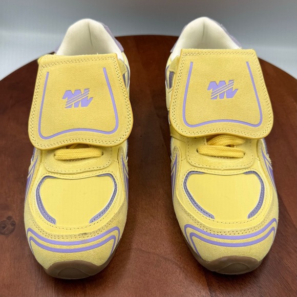 Steve Madden Shoes - Steve Madden Optimus Lace Up Sneaker Yellow Purple Soccer OPTI07S1 Retro Women 8